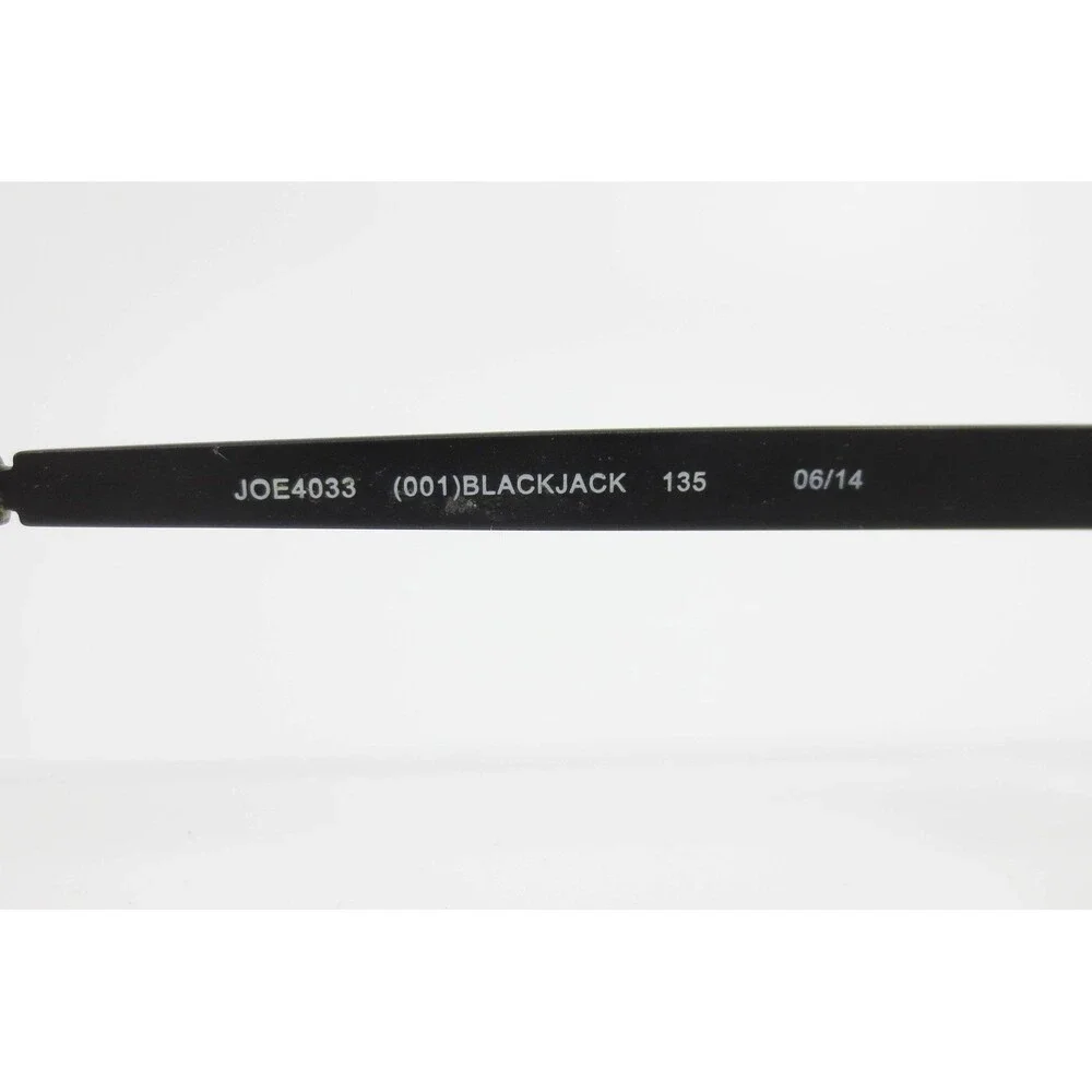 Joseph Abboud JOE4033 Blackjack 001 Black Rectangular Eyeglasses Frames